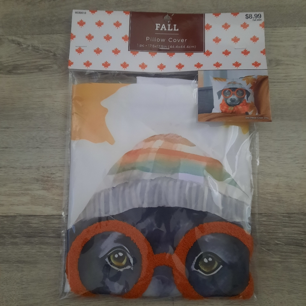 Fall Themed Pillow Cover